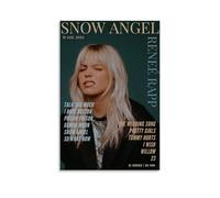 ZXHJDS Reneé Rapp Snow Angel Poster imperméable - Décoration murale pour salon, salle de bain, cuisine - Impression moderne - Facile à nettoyer - 40 x 60 cm - Style sans cadre