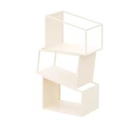 zxhrybh Bibliothèque, Etagere Livre sur Pied, Rangement Livre Modernes Peu Encombrantes, Bibliotheque Livre au Sol avec Rangement, pour Chambre à Coucher, Salon, Bureau à Domicile(White,35.4in/90cm)
