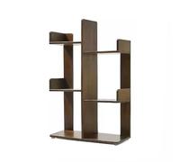 zxhrybh Bibliothèque Ouverte Autoportante, Support de Rangement de Etagere Livre Simple, Bibliotheque Modernes sur Pied, pour Bureau, Chambre à Coucher, Salon(Walnut,37.2in/94.5cm)