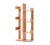 zxhrybh Bibliothèque Ouverte Autoportante, Support de Rangement de Etagere Livre Simple, Bibliotheque Modernes sur Pied, pour Bureau, Chambre à Coucher, Salon(Wood,47.2in/120cm)