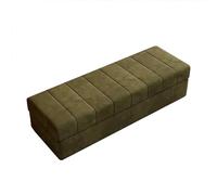 zxhrybh Coffre de Rangement, Bancs de Rangement pour Chambre à Coucher, Pouf Rangement avec Rangement, Coffres de Rangement pour Chambre à Coucher, Salon, Couloir D'entrée(Dark Green,62.9in/160cm)