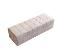 zxhrybh Coffre de Rangement, Bancs de Rangement pour Chambre à Coucher, Pouf Rangement avec Rangement, Coffres de Rangement pour Chambre à Coucher, Salon, Couloir D'entrée(Light Gray,47.2in/120cm)