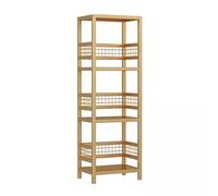 zxhrybh Etagere Livre d'angle, Bibliothèque Haute et Etroite, Bibliotheque de Rangement, Rangement Livre Ouverte, pour Petits Espaces, Salon, Salle de Bain(Gold,39.3in/100cm)