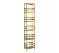 zxhrybh Etagere Livre d'angle, Bibliothèque Haute et Etroite, Bibliotheque de Rangement, Rangement Livre Ouverte, pour Petits Espaces, Salon, Salle de Bain(Gold,62.9in/160cm)