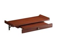 zxhrybh Table D'autel de Méditation Murale avec Tiroir, Meuble D'autel Bouddhiste en Bambou, pour Maison, Chambre, Salon, Petits Espaces(15.7in/40cm)