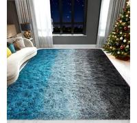 ZXIAOHUI Tapis Moderne à Poils Longs 145 x 220 cm Dessous Antidérapant, Pelucheux, Super Doux, Moelleux, Ne Perd Pas Ses Poils, Grand Tapis de Salon, Tapiss de Chambre, pour Maison Chambre, C