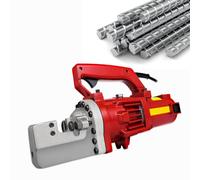 ZXINXIN Coupe-Acier hydraulique électrique pour Construction, 1 250 W, Vitesse de Coupe : 3 à 3,5 s, Plage de Coupe : 4 à 20 mm. Red