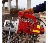 ZXINXIN Coupe-Barres électrique hydraulique Portable 1 250 W pour Barres d'armature de 4 à 20 mm en 3 Secondes Red