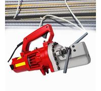 ZXINXIN Coupe-Barres hydraulique électrique Portable 1 250 W, Coupe jusqu'à 4 à 20 mm de Barres d'armature avec boîte de Transport pour Les ouvriers du bâtiment. Red