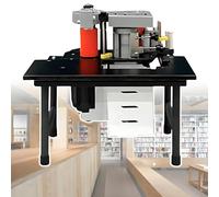 ZXINXIN Plaqueuse de Chants pour Le Travail du Bois, Colle Double Face, plaqueuse de Chants pour Le Bois, PVC, température réglable, 1 200 W Black