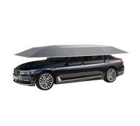 ZXINXIN Tente Parapluie de Voiture entièrement Automatique, Isolation Thermique extérieure, Parasol Pliant Portable pour abri d'auto, Protection Solaire sur Le Toit avec télécommande Silver-4.5m