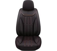 ZXKYLFFF Housses de siège de voiture pour Chevrolet Spark Hatchback (2005-2010) Le coussin de siège en cuir imperméable à 5 sièges protège la housse de siège, café