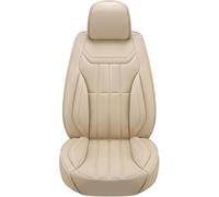ZXKYLFFF Housses de siège de voiture pour Dacia Jogger Extreme/Logan MCV/Duster Nova - En cuir imperméable - 5 places - Beige