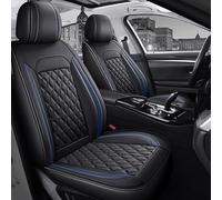 ZXKYLFFF Housses de siège de voiture pour RN Arkana Twingo Z.E. Duster Detour Latitude EZ-PRO Kadjar Captur - En cuir imperméable - 5 sièges - Bleu