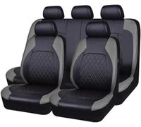 ZXKYLFFF Housses de siège de voiture pour Toyota Auris 2015-2019 - Imperméable et antidérapant - Ensemble complet de housses de siège de protection - Gris