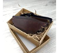 ZXKYZR8 Cache-oeil en cuir PU vintage avec rivet, masque pour les yeux de pirate pour costume de cosplay gothique médiéval, accessoires de fête pour les yeux bandés, fournitures de décorations de joue