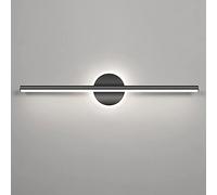 ZXKYZR8 Lampe de montage mural de vanité noire de lumière de miroir de salle de bains de LED, appareil d'éclairage avant de miroir de maquillage au-dessus du coffret de miroir, lumières d'image de cad