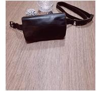 ZXKYZR8 Portefeuille médiéval steampunk en cuir PU, sac de ceinture rétro, fermeture éclair, double interrupteur avec poche intérieure cachée, accessoires de cosplay pour homme et femme, sac de voyage