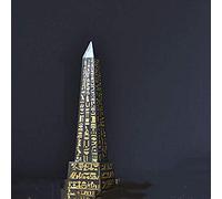 ZXKYZR8 Temple égyptien de Ra Désert Obélisque avec Hiéroglyphes Statue Sculpture Egypte Ancienne Monument Obélisques Pilier Tour Figurine Bureau À Domicile Décoration Ornement Creative Décor Cadeau