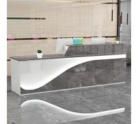 ZXLBTNB Réception et comptoir pour paiement, étagère réglable et tiroirs verrouillables, Magasin de vêtements, entreprise, café