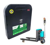 ZXLLAFT 25,6 V Batterie Chariot élévateur électrique 48 V Batterie au Lithium pour transpalette électrique PWB15 Batteries LiFePO4 pour PWB20 Chariots télescopiques,25.6v40ah