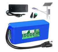 ZXLLAFT Batterie au Lithium 12 V 20 000 mAh 30 000 mAh 15 000 mAh Batterie de Remplacement 20 Ah 25 Ah 30 Ah 15 Ah Batteries Rechargeables pour Alimentation de Secours,12v30000mah