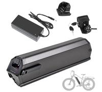 ZXLLAFT Batterie au Lithium 36 V 13 Ah 10 Ah Batterie pour vélo électrique 48 V 15 Ah Batteries de Remplacement 36 V Batteries pour Tube Diagonal avec Chargeur et Port USB,48v13ah 393mm