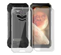 ZXLZKQ Coque pour Doogee S89 Pro (6.3 ") avec 4 X Verre trempé Protecteur d'écran, Transparent TPU Bumper Case, Antichoc Silicone Souple Housse Etui pour Doogee S89 Pro - Clear