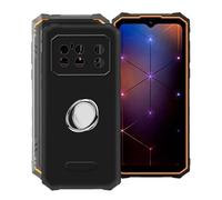 ZXLZKQ Coque pour HOTWAV Cyber 13 Pro (6.6 ") avec Rotation 360 Degrés Anneau Support, Ultra-Mince Anti-Rayures de TPU Bumper Silicone Souple Noir Housse Etui pour HOTWAV Cyber 13 Pro