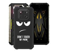 ZXLZKQ Coque pour Ulefone Armor 22 (6.58"), Anti-Choc et Anti-Rayures Etui de Protection Ultra-Fin Noir Souple Silicone TPU Bumper Housse Case pour Ulefone Armor 22 - Gros Yeux