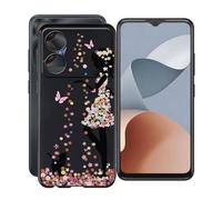 ZXLZKQ Coque pour ZTE Blade A34 (6.6"), Anti-Choc et Anti-Rayures Etui de Protection Ultra-Fin Noir Souple Silicone TPU Bumper Housse Case pour ZTE Blade A34 - Fille