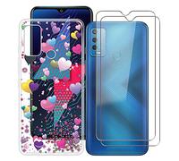 ZXLZKQ pour Wiko Power U30 (6.82 Pouces) Coque + 2 pièce Protecteur d'écran en verre trempé, Housse de Protection Clear en silicone souple Coque Anti-rayures en TPU pour Wiko Power U30 - YQ29