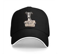 ZXMDJHJ Aidez-Moi Il n’est Pas Mon Vrai Papa Casquette de Baseball Hommes Chapeaux Femmes Snapback Greyhound Caps