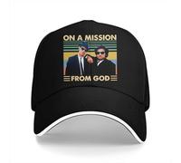ZXMDJHJ sur Une Mission de Dieu Casquettes de Baseball Vintage Casquette à visière Les frères Blues Sun Shade Chapeaux pour Hommes Femmes