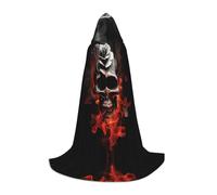 ZXMDZTSS Capes à capuche imprimées pour jeunes | Capes pour adolescents | Costume d'Halloween | Vêtements de fête réutilisables L