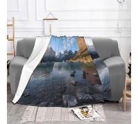 ZXMDZTSS Glacier National Park - Couverture en flanelle douce et légère pour lit, canapé, camping, voyage, 152,4 x 127 cm