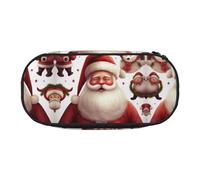 ZXMDZTSS Grande trousse à crayons avec compartiments et fermeture éclair - Tissu Oxford de qualité supérieure pour école, bureau, voyage pour étudiants, artistes, Noir , Taille unique, Étiquette de