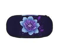 ZXMDZTSS Grande trousse à crayons rectangulaire avec compartiments et fermeture éclair - Tissu Oxford de qualité supérieure pour école, bureau, voyage pour étudiants, artistes, Noir , Taille unique