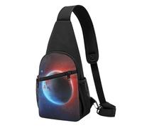 ZXMDZTSS Space Planet Earth - Sac à bandoulière décontracté imprimé avec sangle réglable, design anti-plis pour voyage, extérieur et usage quotidien