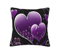 ZXMDZTSS Taie d'oreiller hypoallergénique avec fermeture éclair - Housse décorative en velours doux pour la peau et lavable pour chambre à coucher, canapé, voyage, 61 x 61 cm