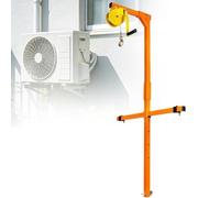 zxmeimm Outil de Levage d'installation extérieure,Support spécial pour Installation de climatisation,avec Support de Levage et treuil Manuel,Capacité de 150 kg 10M