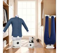 zxmeimm Repasseuse à Vapeur électrique,sèche-Linge et Repassage automatiques Mains Libres,Repassage Gonflable for Chemises avec Commande Tactile,Armoire à Vapeur Verticale for la Maison