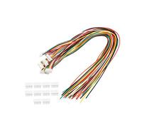 ZXMJYHK Adaptateur de connecteur de Fil 10Sets 2/3/4/5/6/7/8/9/10-Pin Micro JST PH-2,0 Connecteur mâle Connecteur Femelle avec des Fils câbles Connecteur 300MM 26AWG (Color : 6pin)