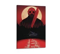 ZXMKH Affiches Applicable à la série de films Friday The 13th Movie Series Peinture à l'huile Peinture décorative Art Poster Suspendu Peinture Maison Salon Chambre à coucher Mur à manger 40 x 60 cm