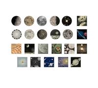 ZXMNBH Lot de 46 autocollants pour scrapbooking - Papier esthétique - Agenda - Agenda indésirable - Fournitures décoratives