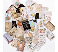 ZXMNBH Lot de 50 autocollants pour scrapbooking - Astrologie - Esthétique - Papier journal intime - Fournitures décoratives