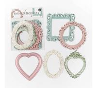 ZXMNBH Papier pour scrapbooking, kit de scrapbooking, cadre photo romain, collage, agenda, planificateur, matériaux pour adultes, fournitures de décoration, 10 pièces/paquet