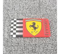 ZXNMCB Autocollant de Voiture pour Ferrari, Autocollants décoratifs Convient, Garde-Boue Fenêtre Pare-Chocs Corps Badge Emblème, Trunk Logo Stickers,B