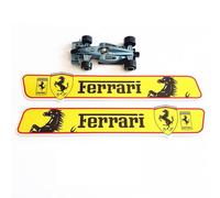 ZXNMCB Autocollant de Voiture pour Ferrari, Autocollants décoratifs Convient, Garde-Boue Fenêtre Pare-Chocs Corps Badge Emblème, Trunk Logo Stickers,D