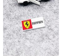 ZXNMCB Autocollant de Voiture pour Ferrari, Autocollants décoratifs Convient, Garde-Boue Fenêtre Pare-Chocs Corps Badge Emblème, Trunk Logo Stickers,C